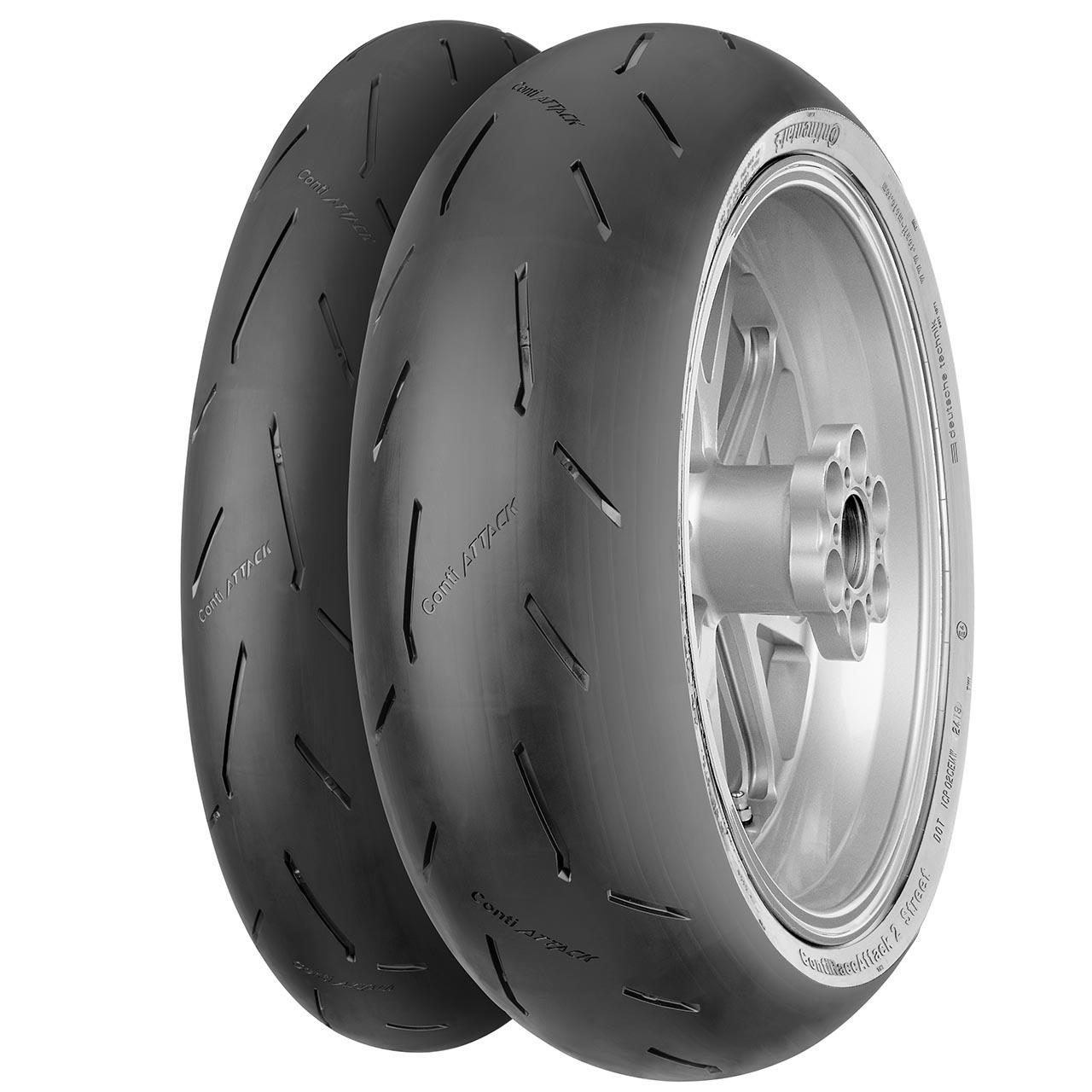 CONTINENTAL CONTIRACEATTACK 2 STREET 120/70 R17 58W TL MOTO HYPERSPORT