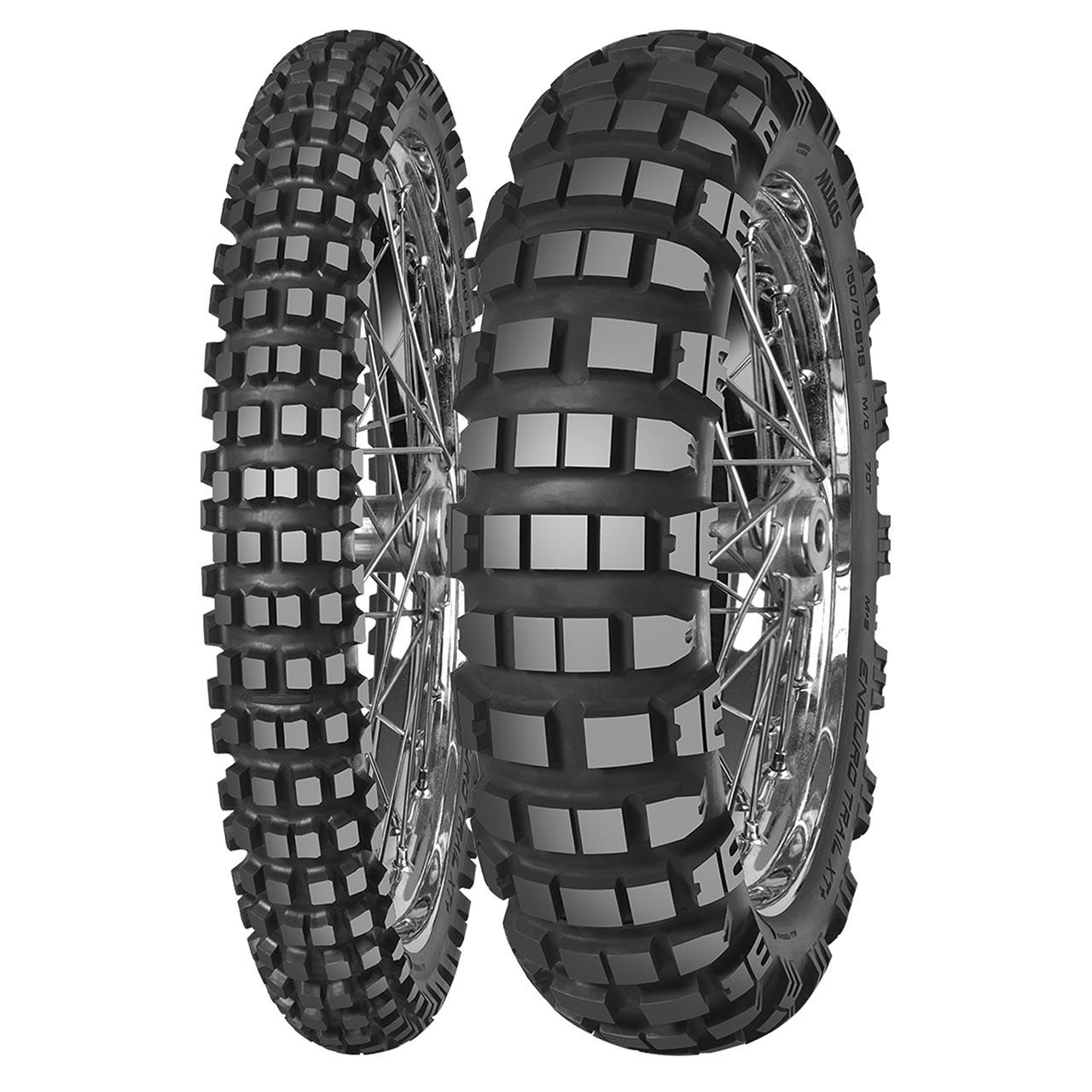 MITAS ENDURO TRAIL XT PLUS DAKAR 2X YELLOW FRONT 90/100 -21 57H TL/TT M+S MOTO ENDURO