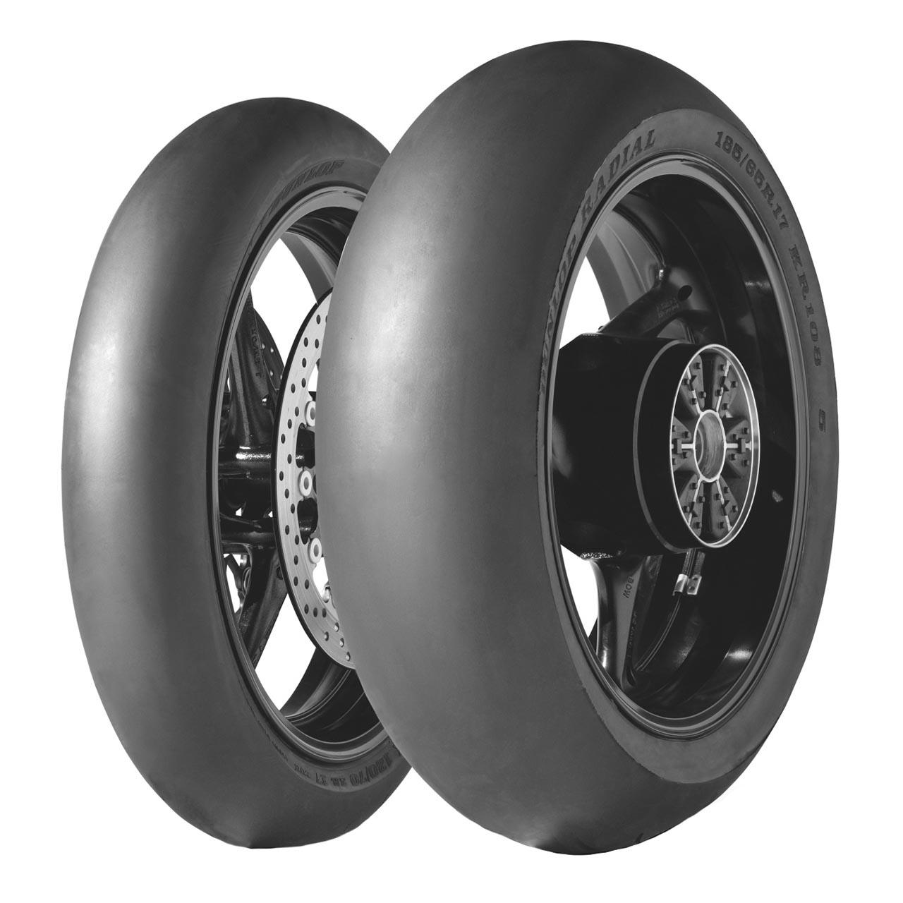 DUNLOP KR 106 MS1 9743 FRONT NHS 120/70 R17 TL MOTO RACING