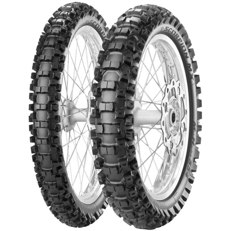 PIRELLI SCORPION MX MID SOFT NHS REAR 80/100 -12 50M TT MOTO CROSS