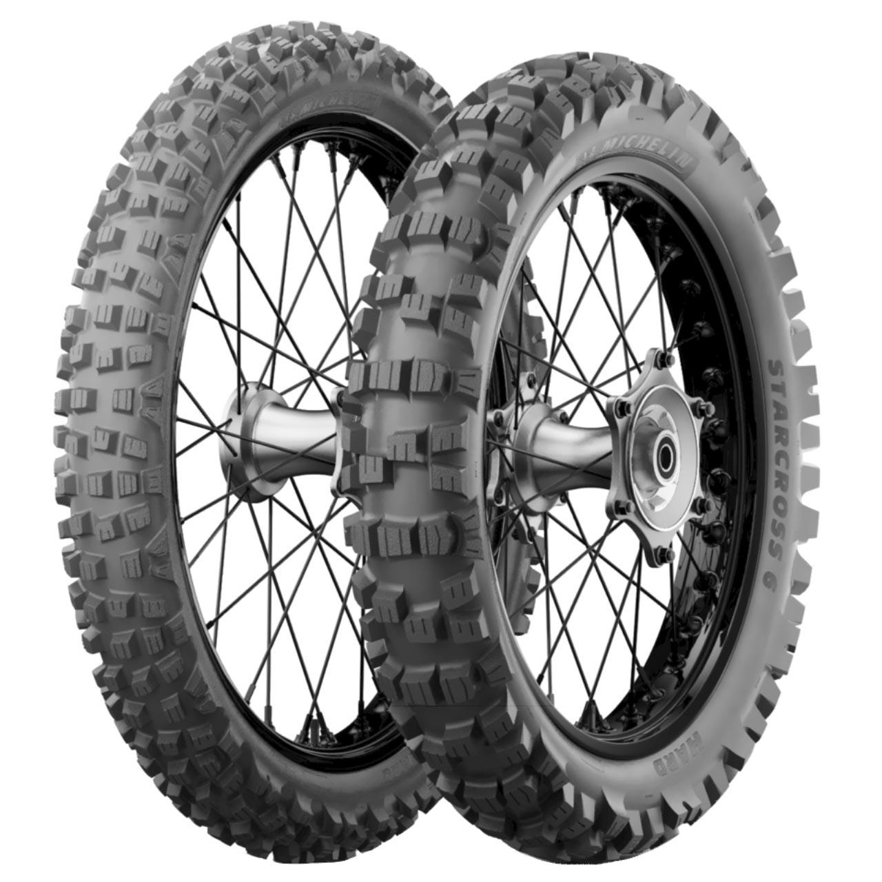 MICHELIN STARCROSS 6 HARD REAR 110/90 -19 62M TT MOTO CROSS